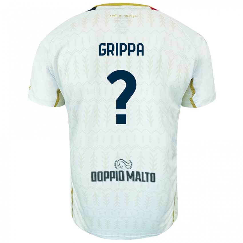 Niño Camiseta Giosuè Grippa #0 Blanco 2ª Equipación 2024/25 La Camisa México