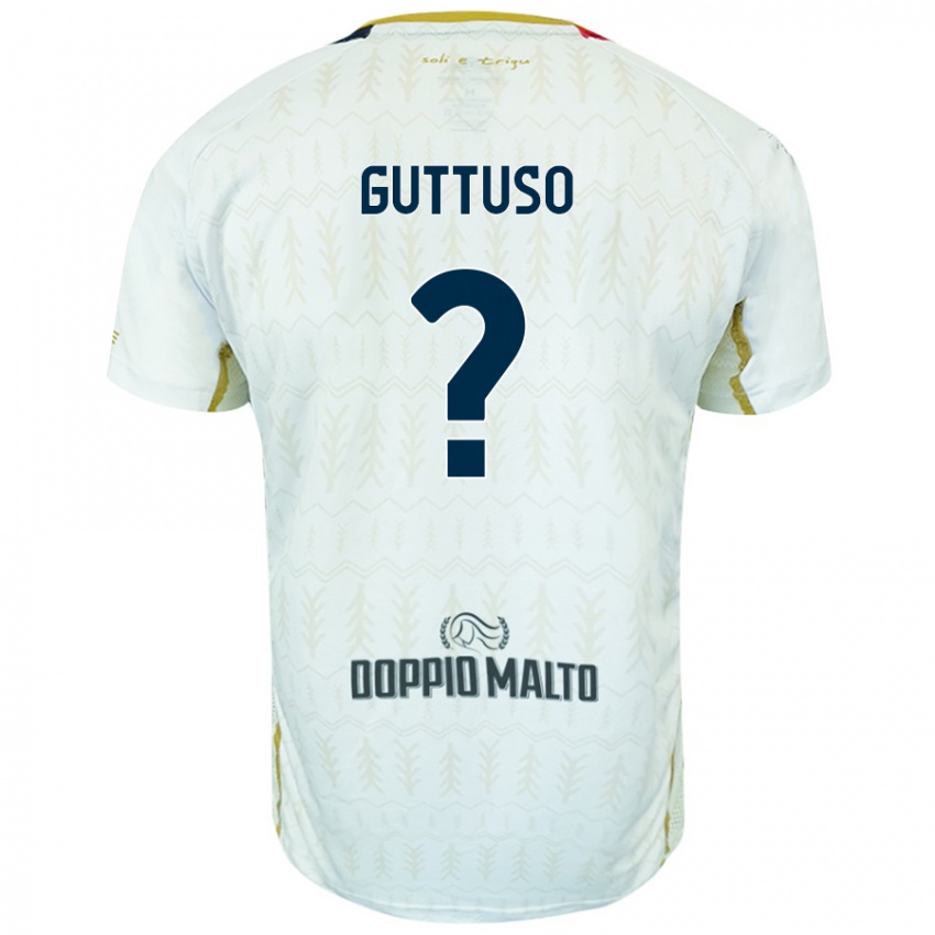 Niño Camiseta Iacopo Guttuso #0 Blanco 2ª Equipación 2024/25 La Camisa México