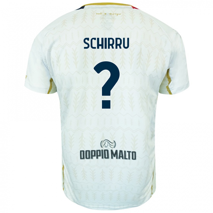 Niño Camiseta Andrea Schirru #0 Blanco 2ª Equipación 2024/25 La Camisa México