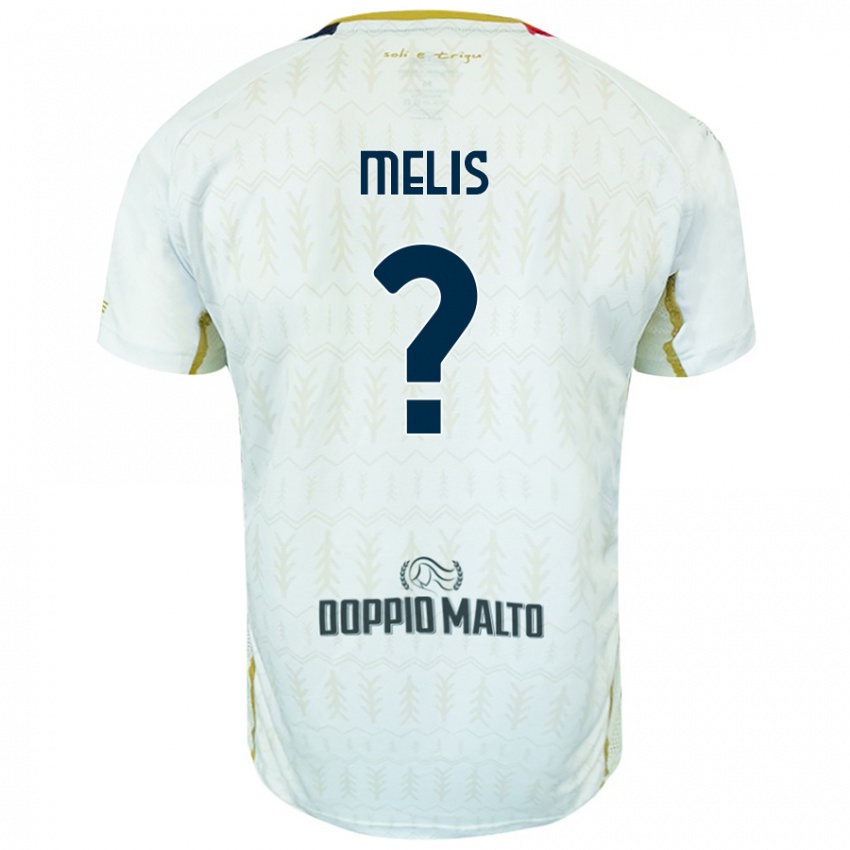 Niño Camiseta Gabriele Melis #0 Blanco 2ª Equipación 2024/25 La Camisa México