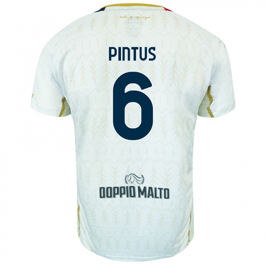 Niño Camiseta Nicola Pintus #6 Blanco 2ª Equipación 2024/25 La Camisa México