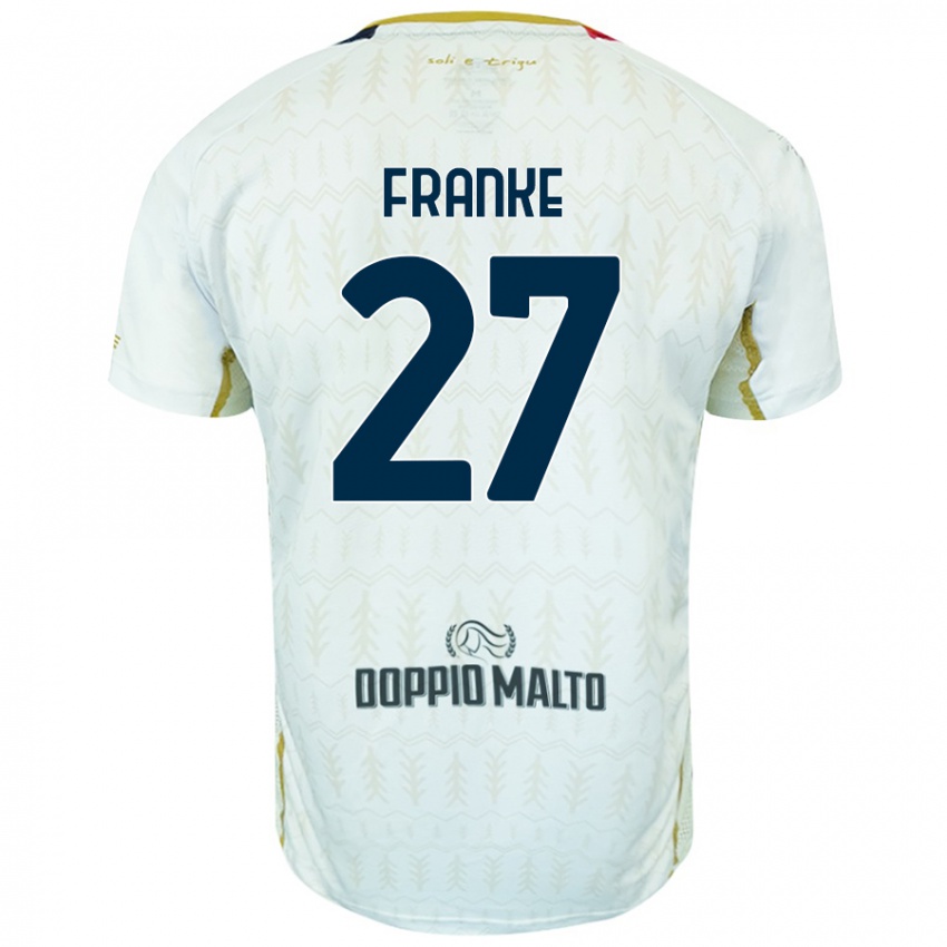 Niño Camiseta Antoni Franke #27 Blanco 2ª Equipación 2024/25 La Camisa México