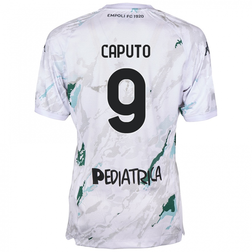 Niño Camiseta Francesco Caputo #9 Gris 2ª Equipación 2024/25 La Camisa México