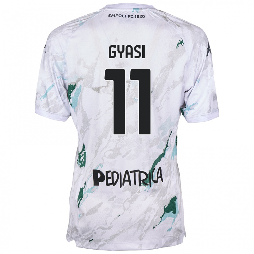 Niño Camiseta Emmanuel Gyasi #11 Gris 2ª Equipación 2024/25 La Camisa México