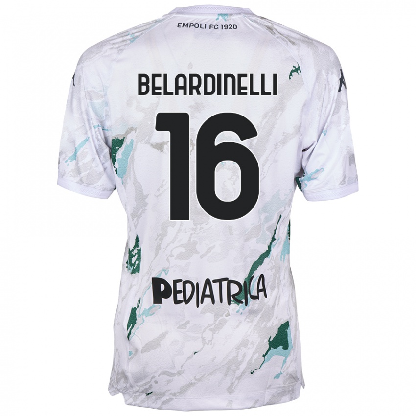 Niño Camiseta Luca Belardinelli #16 Gris 2ª Equipación 2024/25 La Camisa México