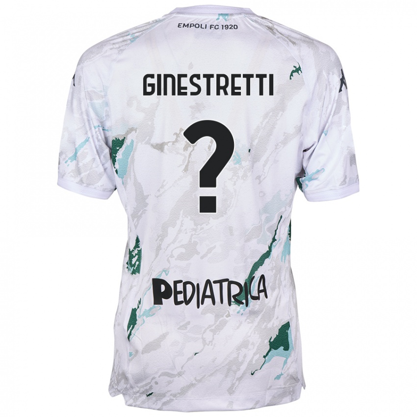 Niño Camiseta Davide Ginestretti #0 Gris 2ª Equipación 2024/25 La Camisa México