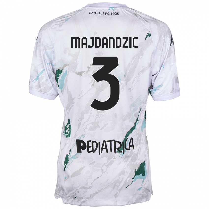 Niño Camiseta Patrik Majdandzic #3 Gris 2ª Equipación 2024/25 La Camisa México