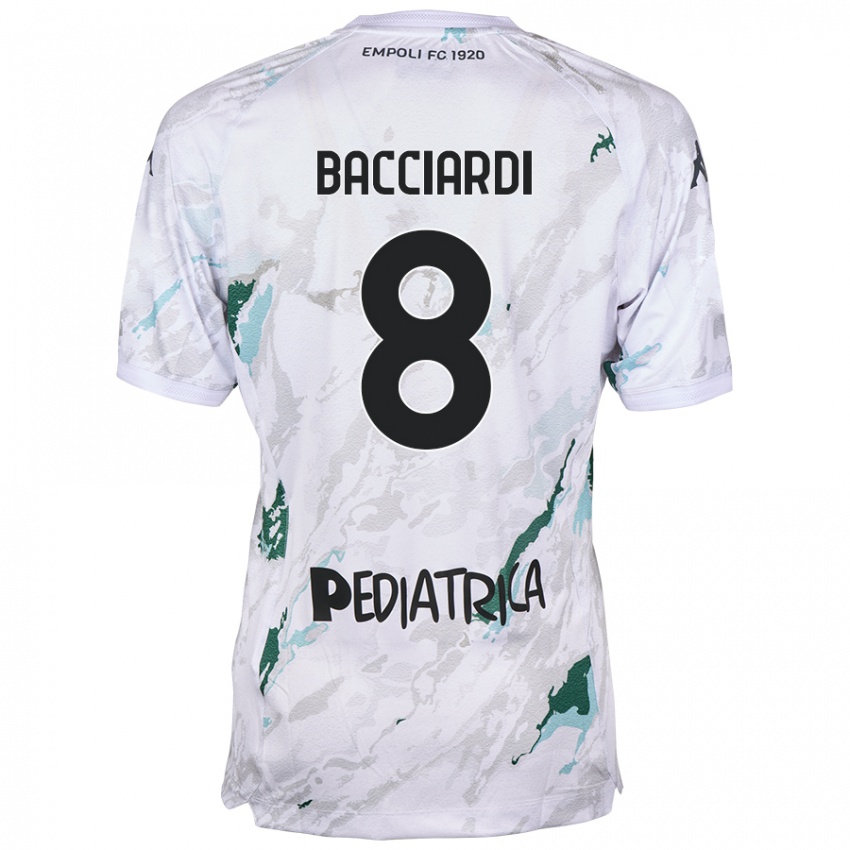 Niño Camiseta Andrea Bacciardi #8 Gris 2ª Equipación 2024/25 La Camisa México