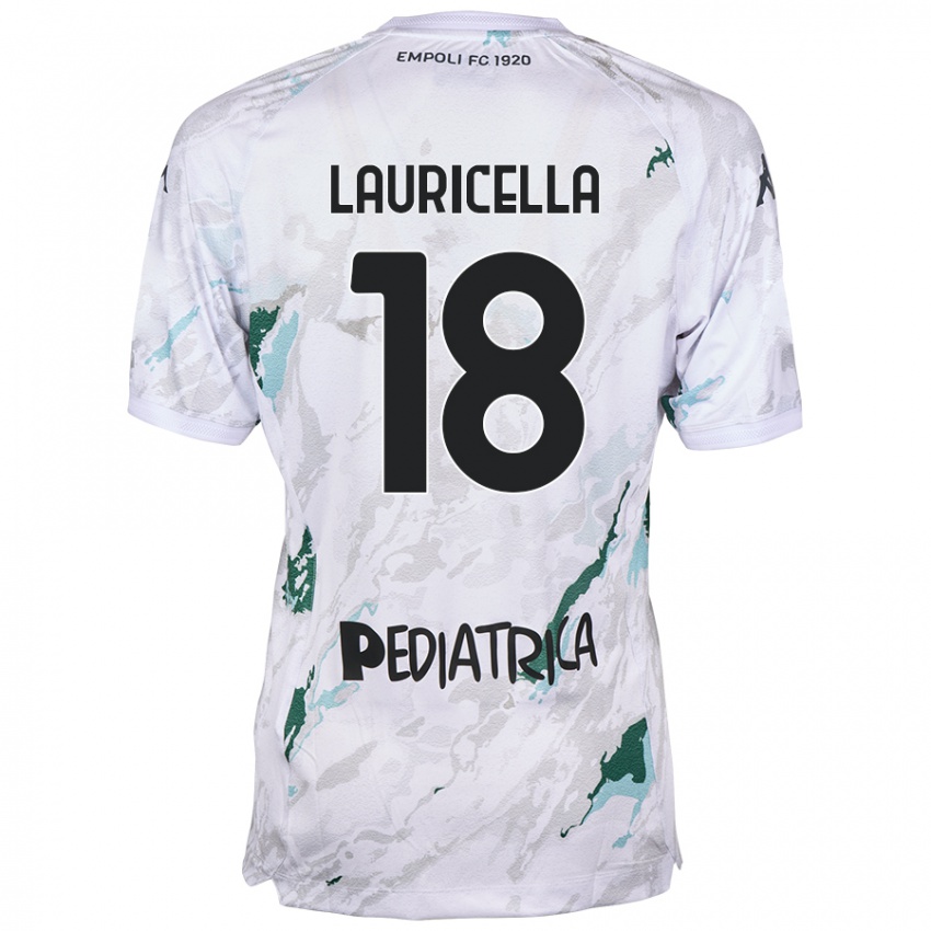 Niño Camiseta Giovanni Lauricella #18 Gris 2ª Equipación 2024/25 La Camisa México