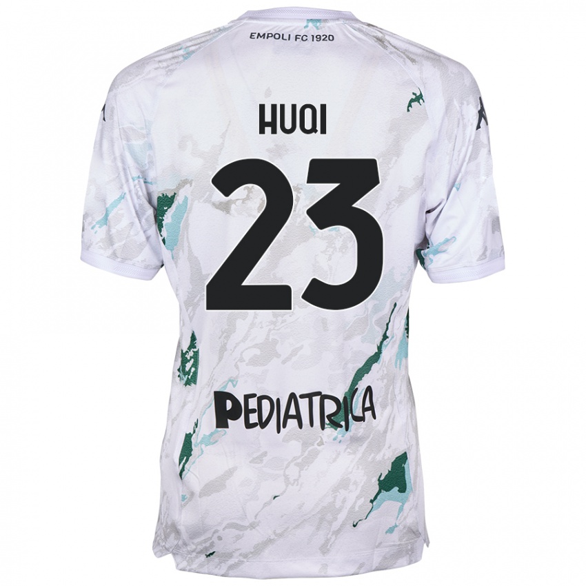 Niño Camiseta Mattia Huqi #23 Gris 2ª Equipación 2024/25 La Camisa México