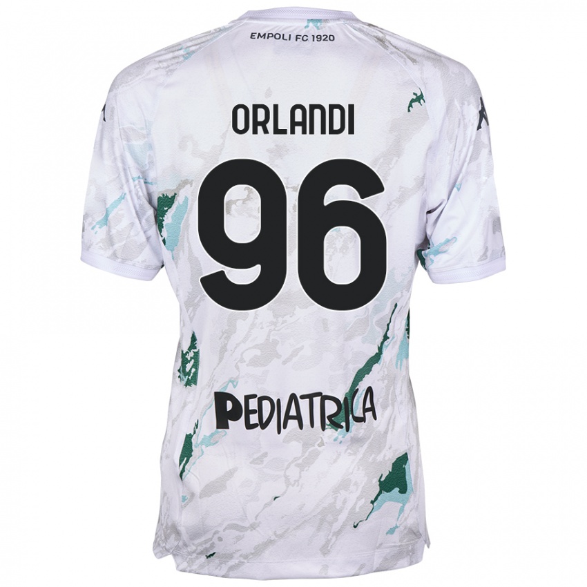 Niño Camiseta Andrea Orlandi #96 Gris 2ª Equipación 2024/25 La Camisa México