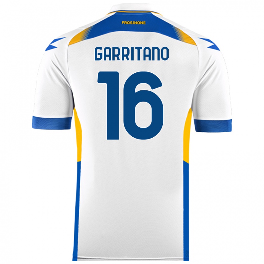 Niño Camiseta Luca Garritano #16 Blanco 2ª Equipación 2024/25 La Camisa México