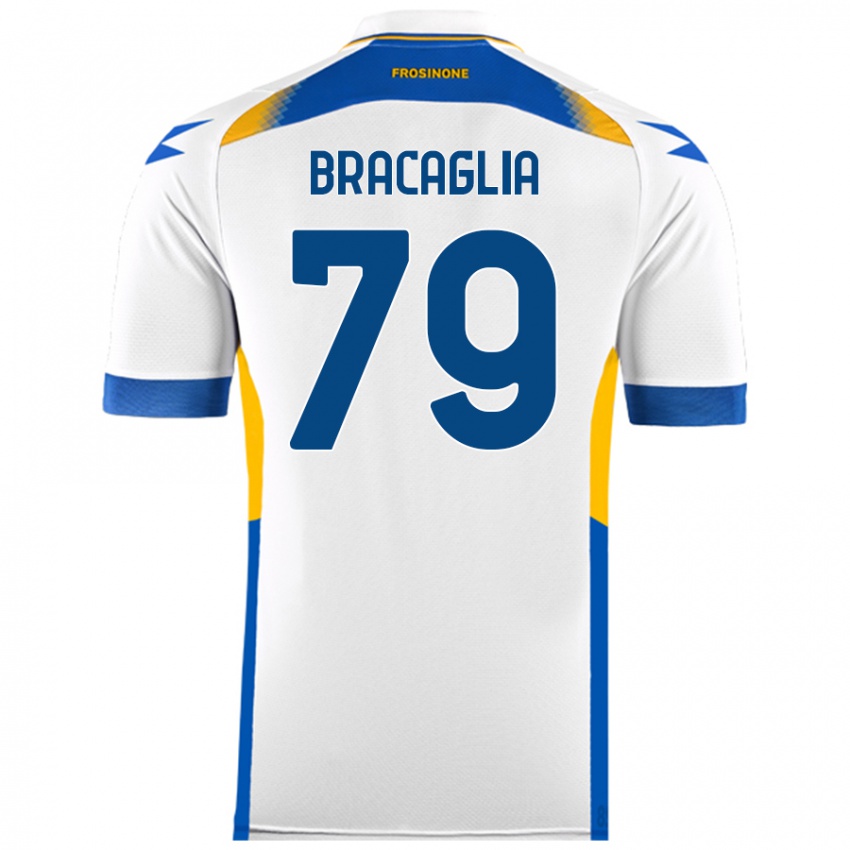 Niño Camiseta Gabriele Bracaglia #79 Blanco 2ª Equipación 2024/25 La Camisa México