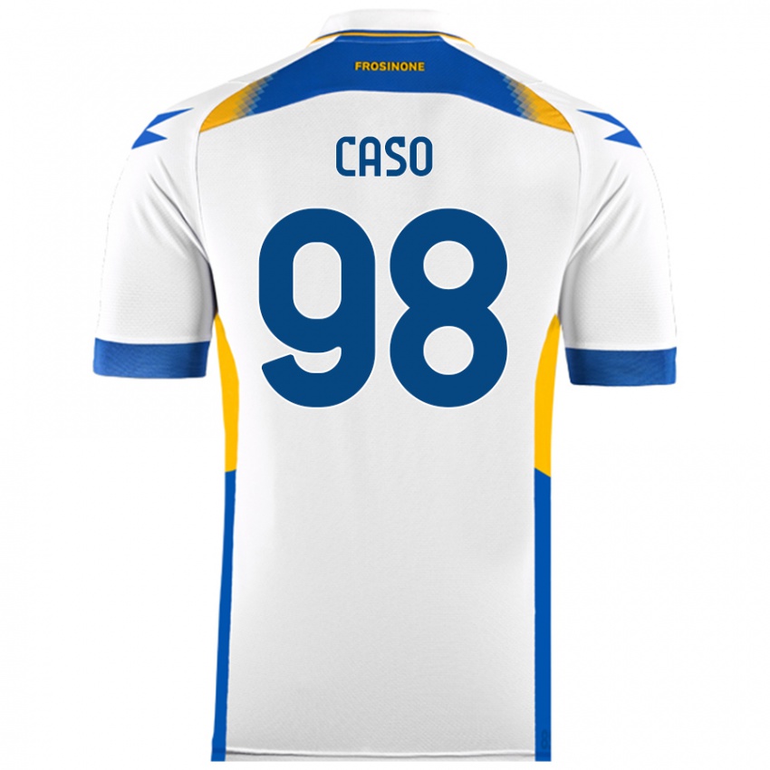 Niño Camiseta Giuseppe Caso #98 Blanco 2ª Equipación 2024/25 La Camisa México