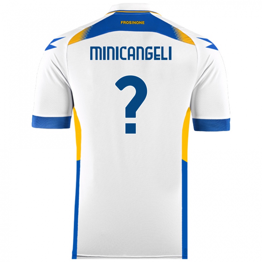 Niño Camiseta Francesco Minicangeli #0 Blanco 2ª Equipación 2024/25 La Camisa México