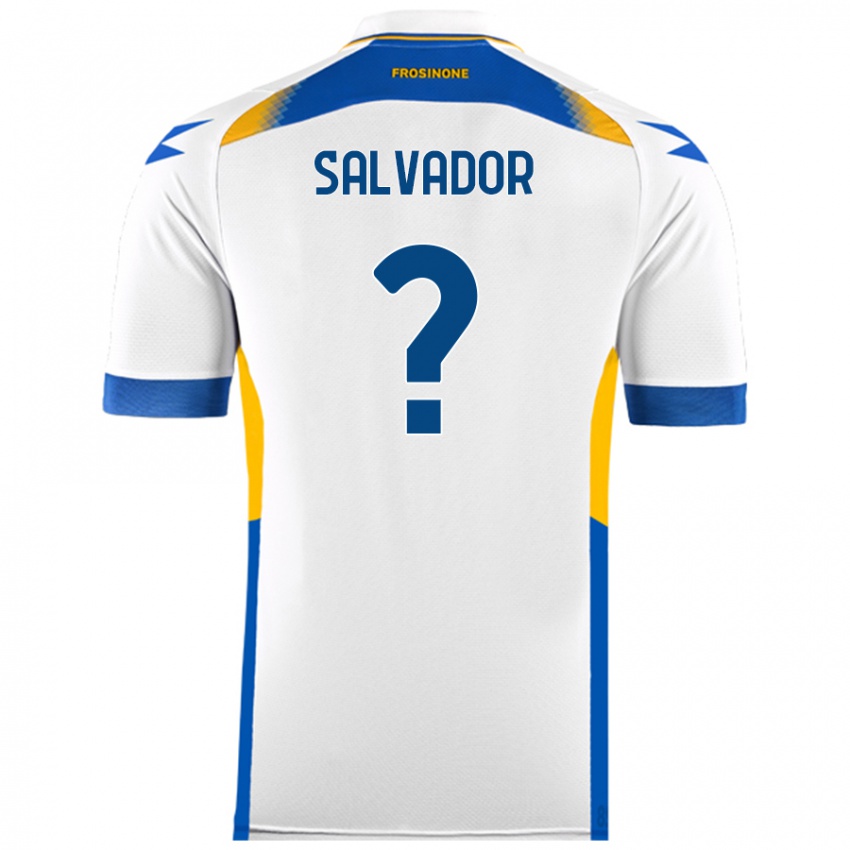 Niño Camiseta Edoardo Salvador #0 Blanco 2ª Equipación 2024/25 La Camisa México