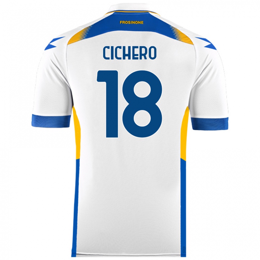 Niño Camiseta Alejandro Cichero #18 Blanco 2ª Equipación 2024/25 La Camisa México