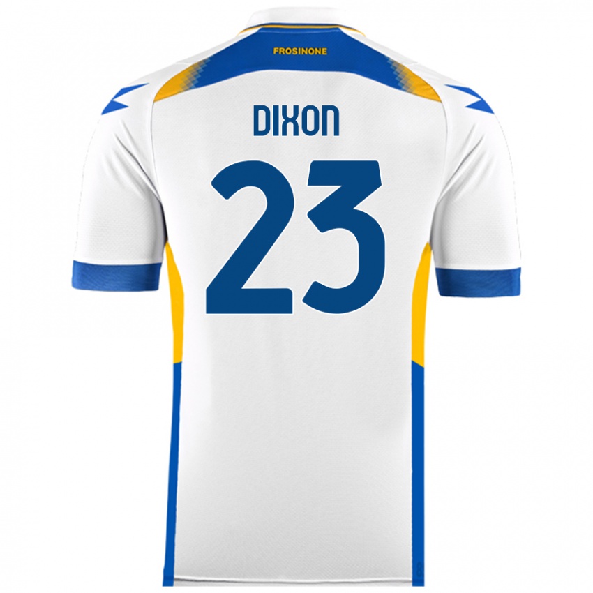 Niño Camiseta Damar Dixon #23 Blanco 2ª Equipación 2024/25 La Camisa México