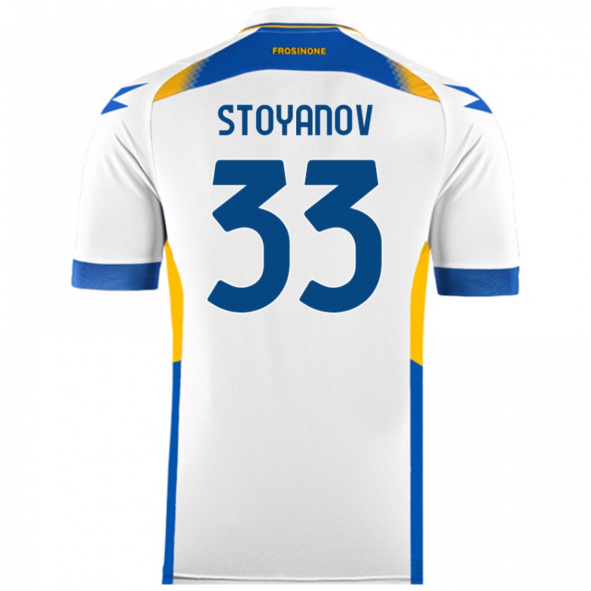 Niño Camiseta Steliyan Stoyanov #33 Blanco 2ª Equipación 2024/25 La Camisa México