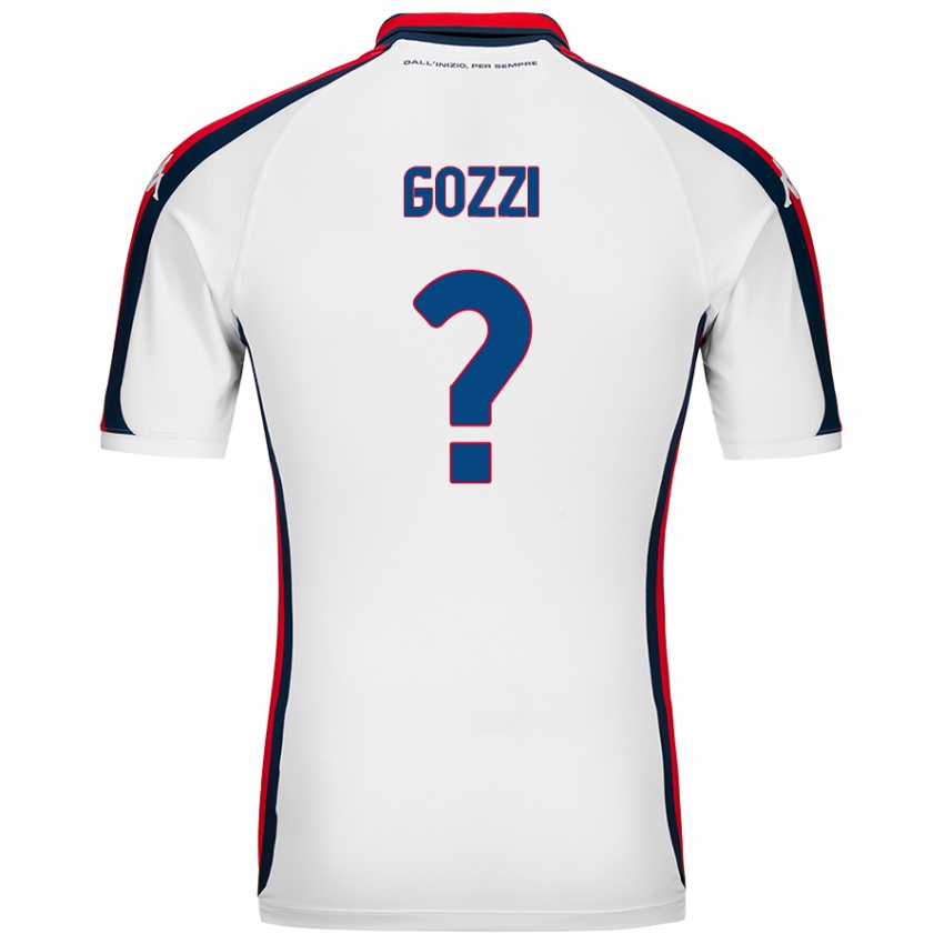 Niño Camiseta Paolo Gozzi #0 Blanco 2ª Equipación 2024/25 La Camisa México