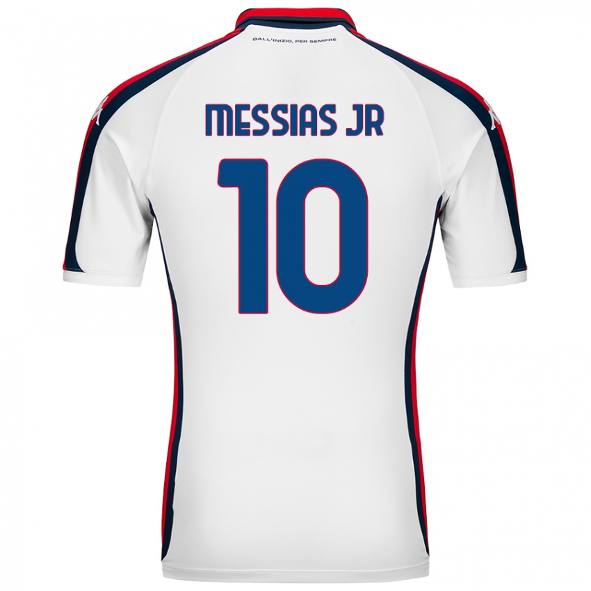 Niño Camiseta Junior Messias #10 Blanco 2ª Equipación 2024/25 La Camisa México