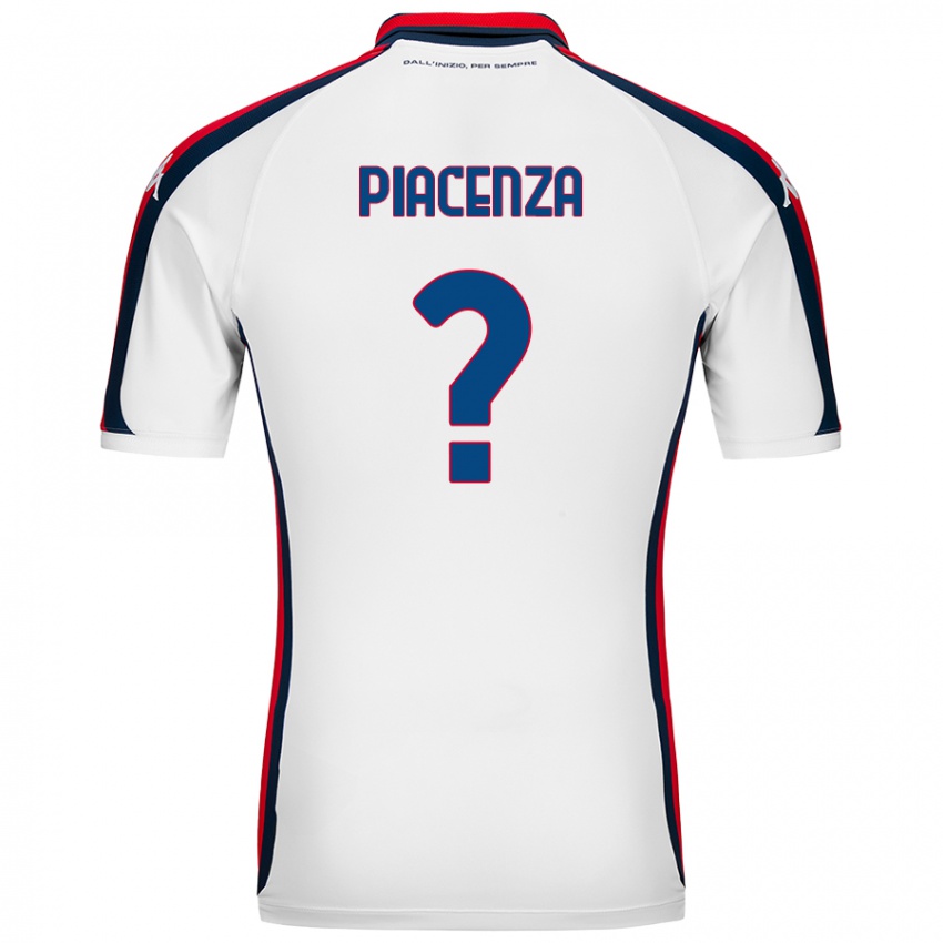 Niño Camiseta Tommaso Piacenza #0 Blanco 2ª Equipación 2024/25 La Camisa México