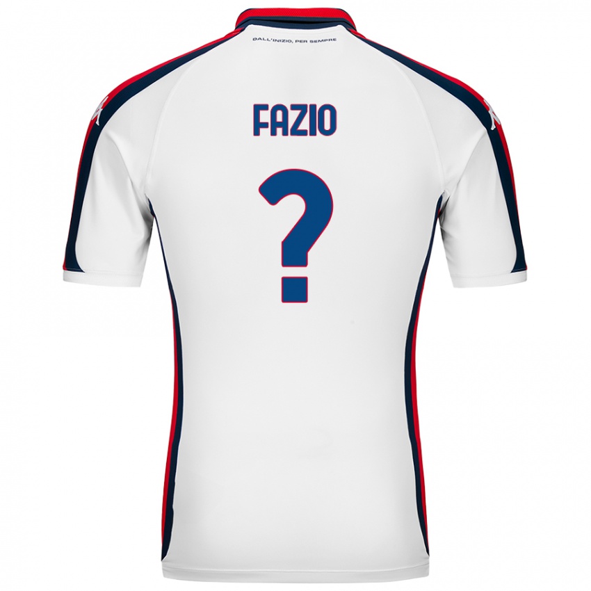 Niño Camiseta Lorenzo Fazio #0 Blanco 2ª Equipación 2024/25 La Camisa México