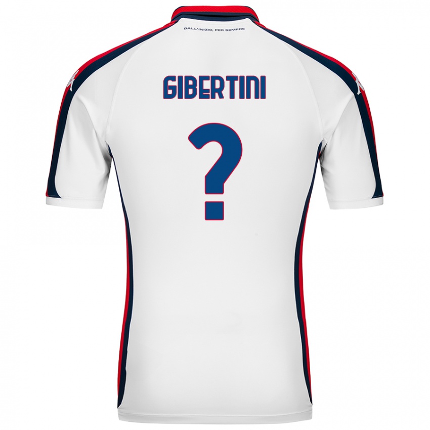 Niño Camiseta Matteo Gibertini #0 Blanco 2ª Equipación 2024/25 La Camisa México