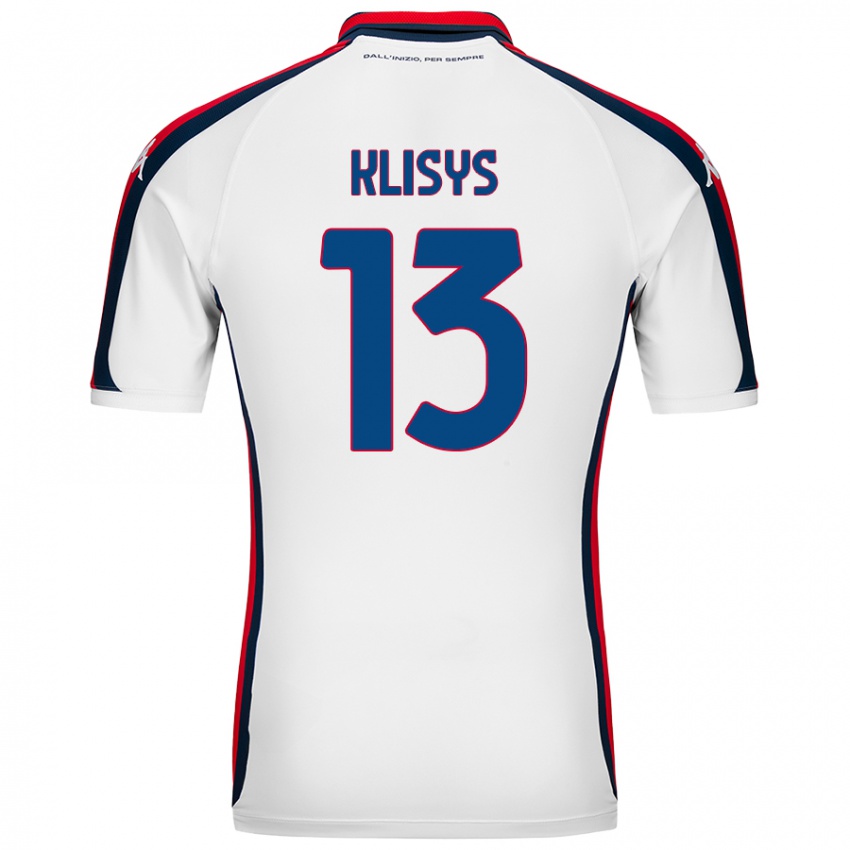 Niño Camiseta Lukas Klisys #13 Blanco 2ª Equipación 2024/25 La Camisa México