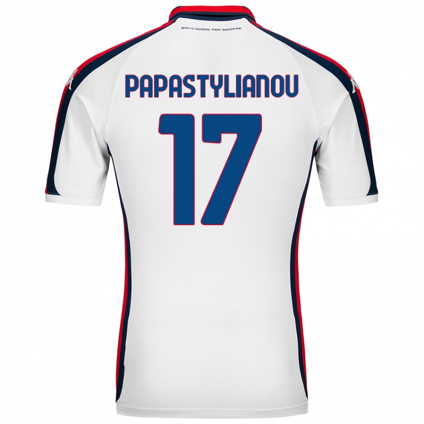 Niño Camiseta Lysandros Andreas Papastylianou #17 Blanco 2ª Equipación 2024/25 La Camisa México