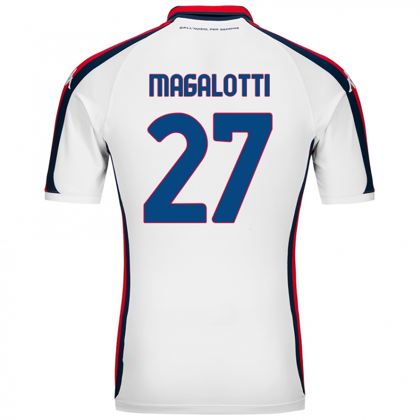 Niño Camiseta Gabriele Magalotti #27 Blanco 2ª Equipación 2024/25 La Camisa México