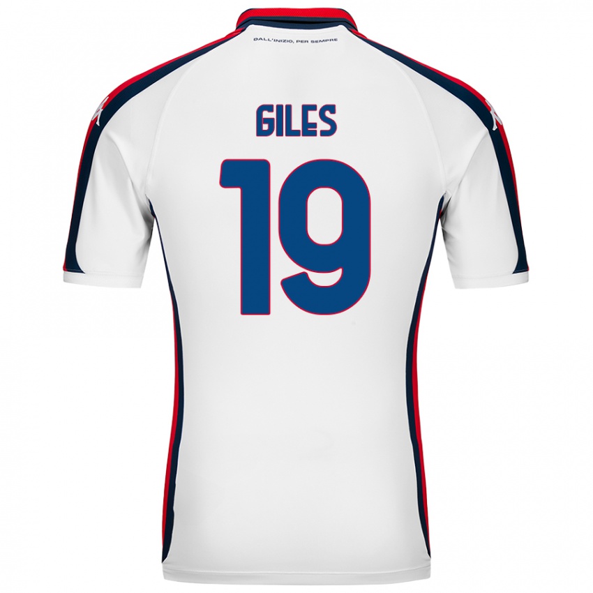 Niño Camiseta Heidi Giles #19 Blanco 2ª Equipación 2024/25 La Camisa México