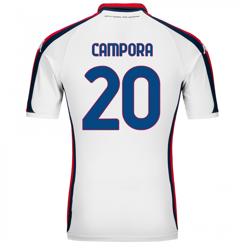 Niño Camiseta Alice Campora #20 Blanco 2ª Equipación 2024/25 La Camisa México