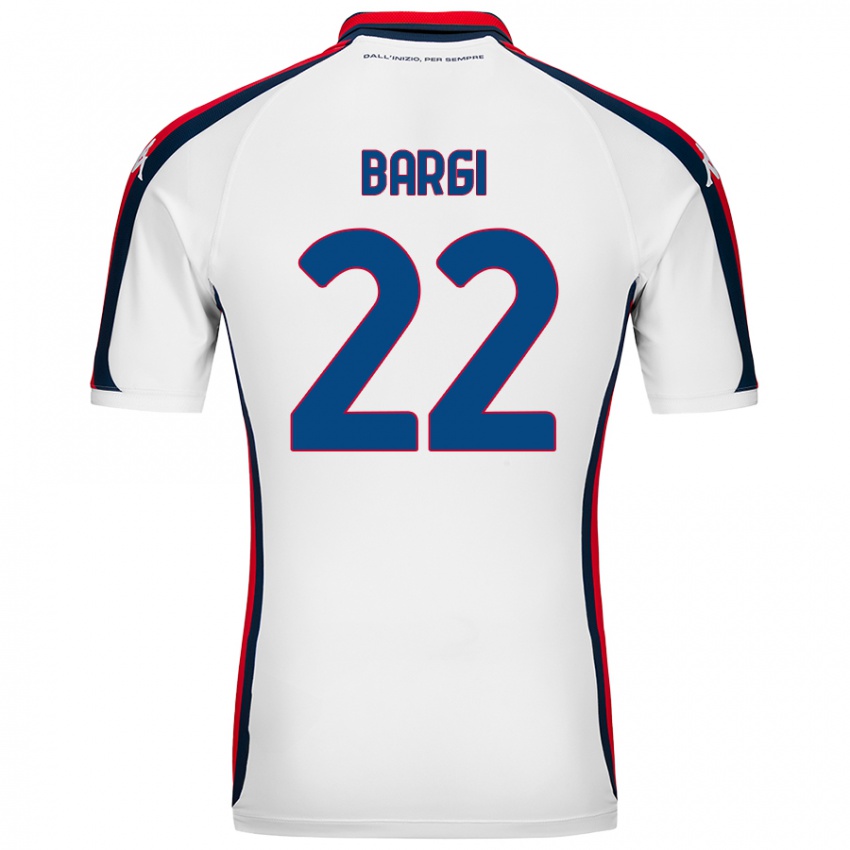 Niño Camiseta Caterina Bargi #22 Blanco 2ª Equipación 2024/25 La Camisa México