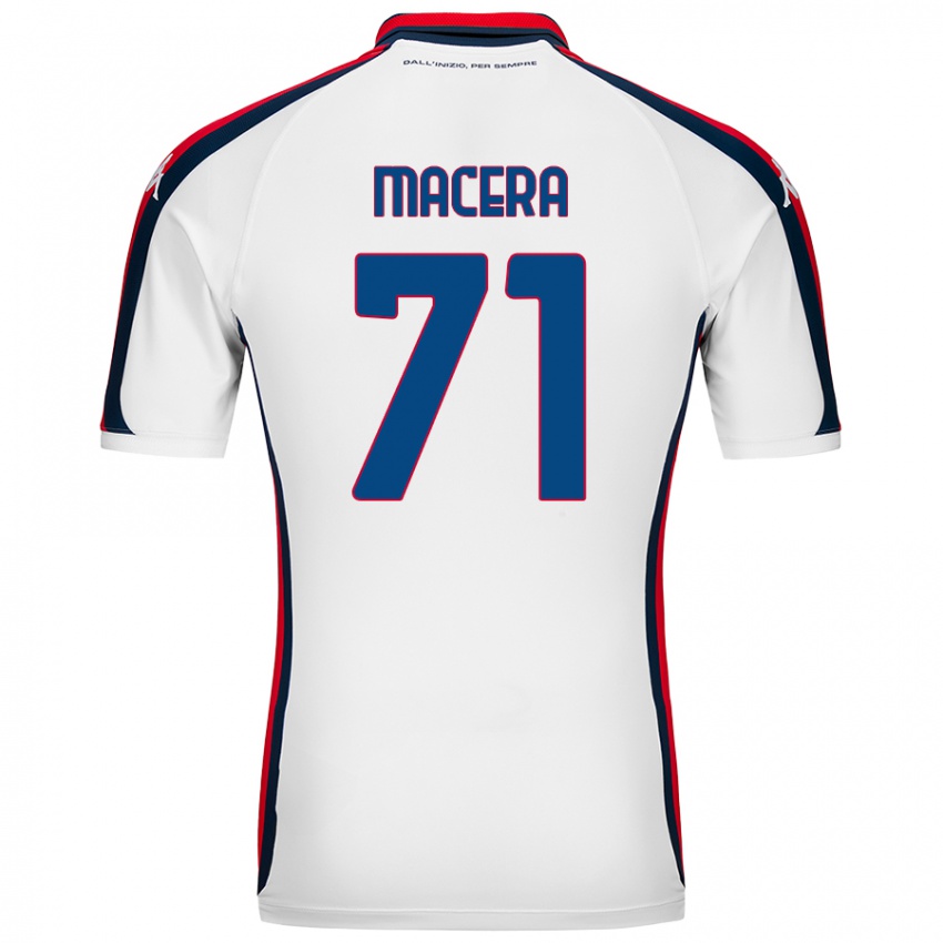 Niño Camiseta Matilde Macera #71 Blanco 2ª Equipación 2024/25 La Camisa México