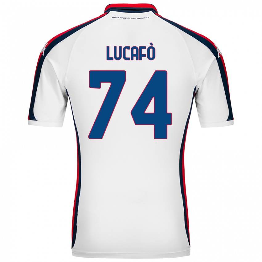 Niño Camiseta Sara Lucafò #74 Blanco 2ª Equipación 2024/25 La Camisa México