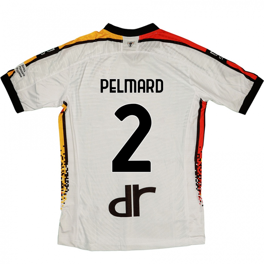 Niño Camiseta Andy Pelmard #2 Blanco Negro 2ª Equipación 2024/25 La Camisa México