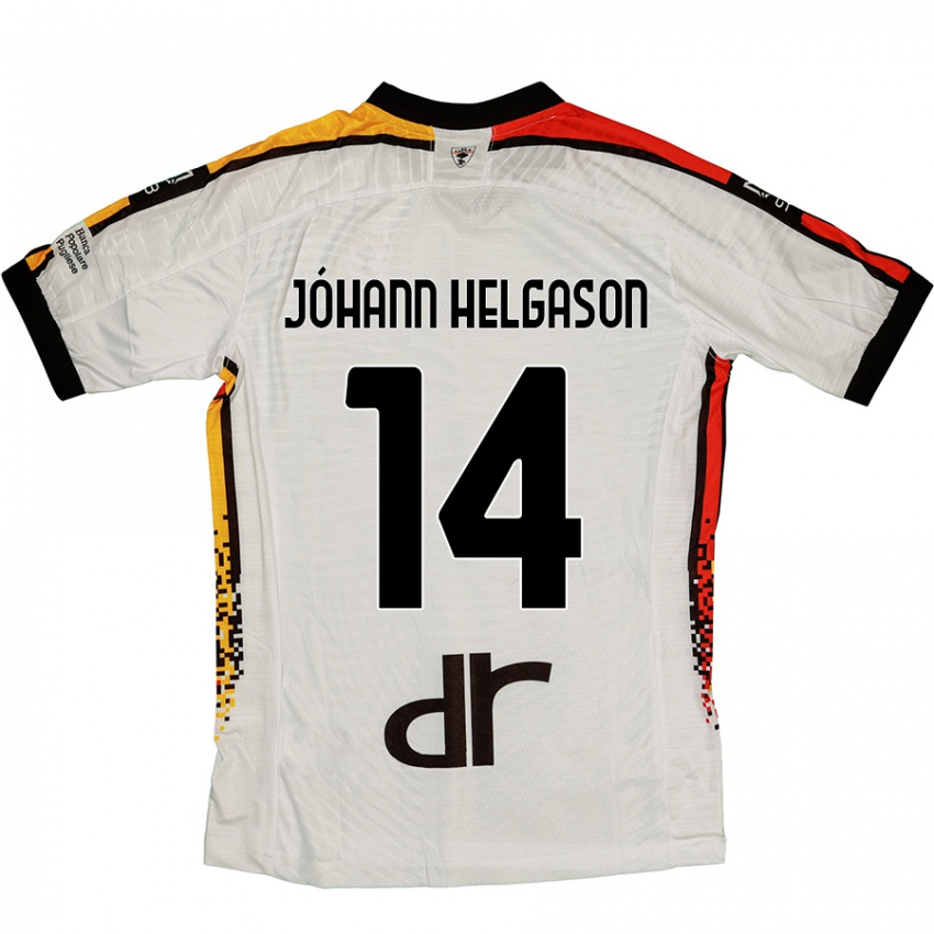 Niño Camiseta Thórir Jóhann Helgason #14 Blanco Negro 2ª Equipación 2024/25 La Camisa México