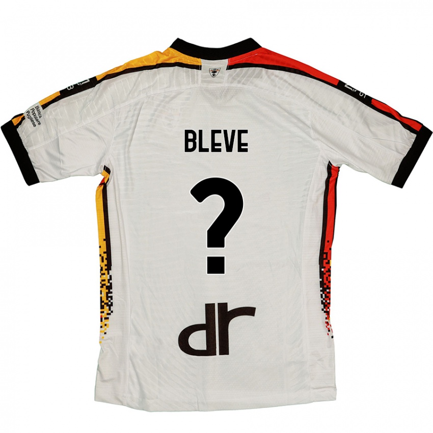 Niño Camiseta Daniele Bleve #0 Blanco Negro 2ª Equipación 2024/25 La Camisa México