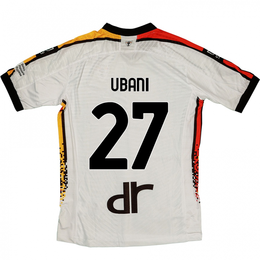 Niño Camiseta Marlon Ubani #27 Blanco Negro 2ª Equipación 2024/25 La Camisa México