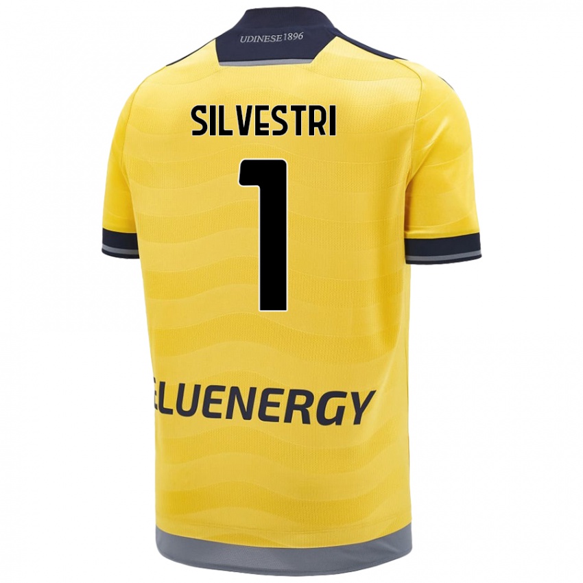 Niño Camiseta Marco Silvestri #1 Dorado 2ª Equipación 2024/25 La Camisa México