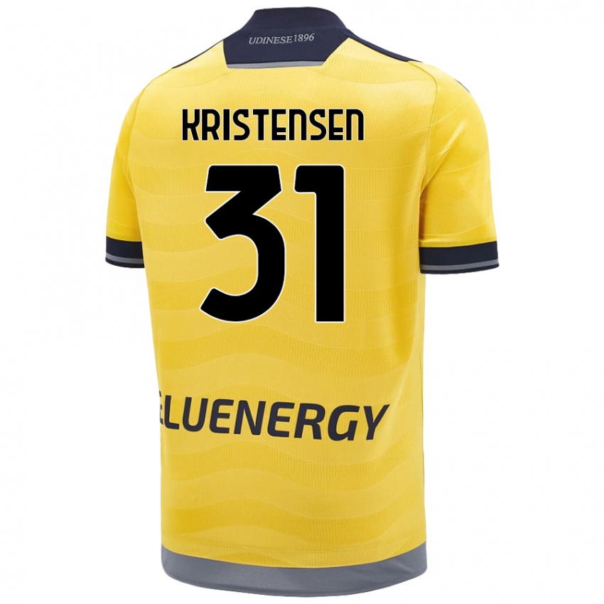 Niño Camiseta Thomas Kristensen #31 Dorado 2ª Equipación 2024/25 La Camisa México