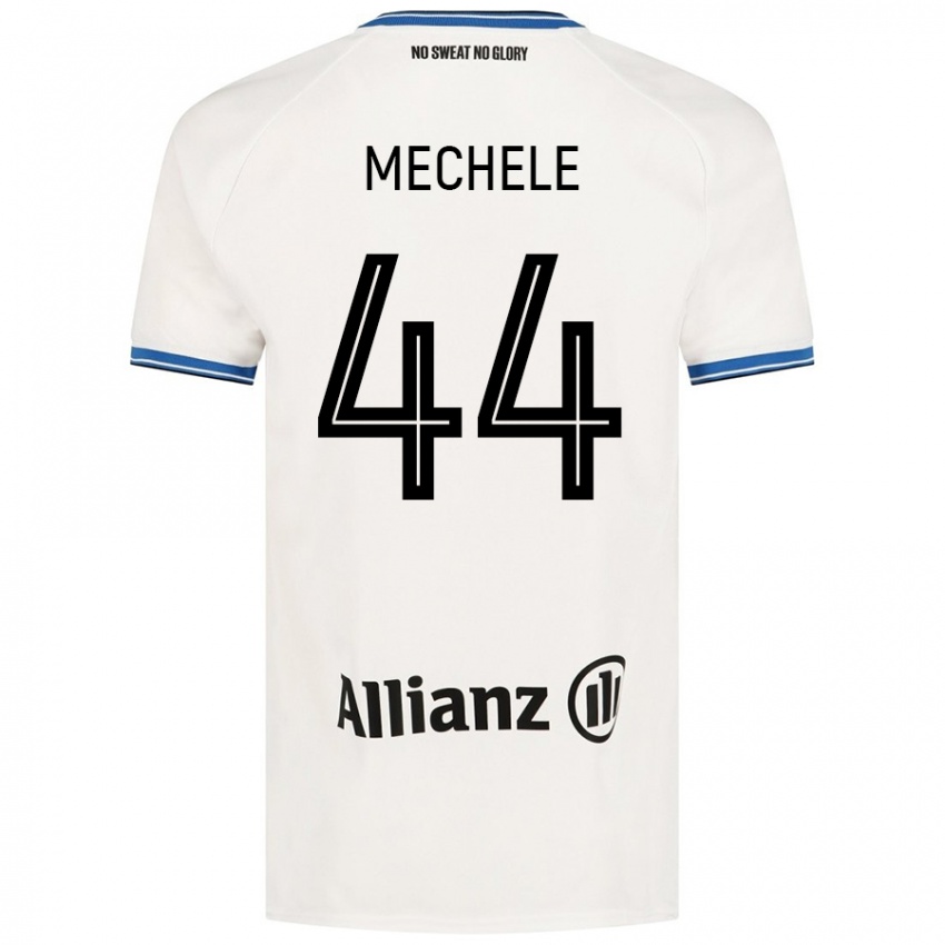 Niño Camiseta Brandon Mechele #44 Blanco 2ª Equipación 2024/25 La Camisa México