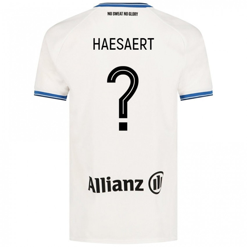 Niño Camiseta Mateo Haesaert #0 Blanco 2ª Equipación 2024/25 La Camisa México