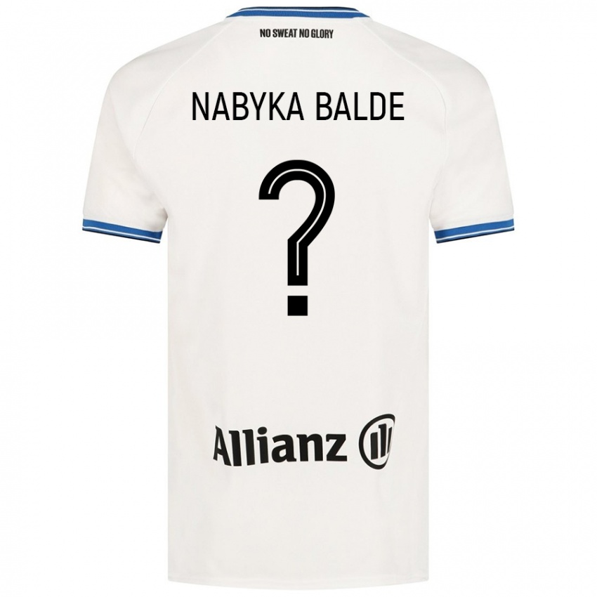 Niño Camiseta Mamadou Nabyka Balde #0 Blanco 2ª Equipación 2024/25 La Camisa México