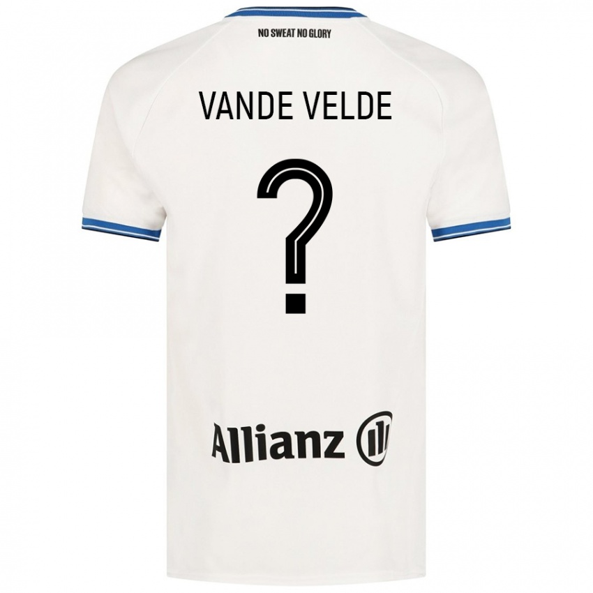 Niño Camiseta Chloé Vande Velde #0 Blanco 2ª Equipación 2024/25 La Camisa México