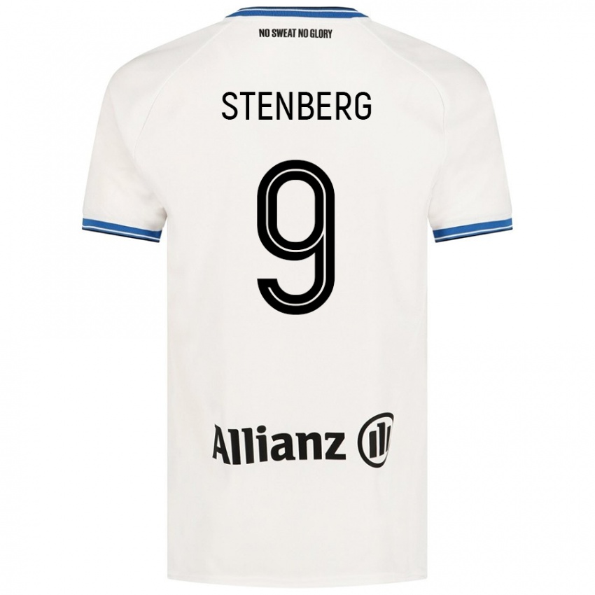 Niño Camiseta Hanna Stenberg #9 Blanco 2ª Equipación 2024/25 La Camisa México