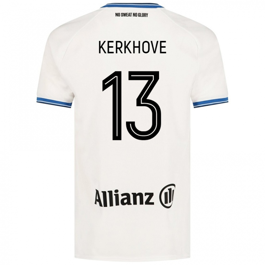 Niño Camiseta Angel Kerkhove #13 Blanco 2ª Equipación 2024/25 La Camisa México