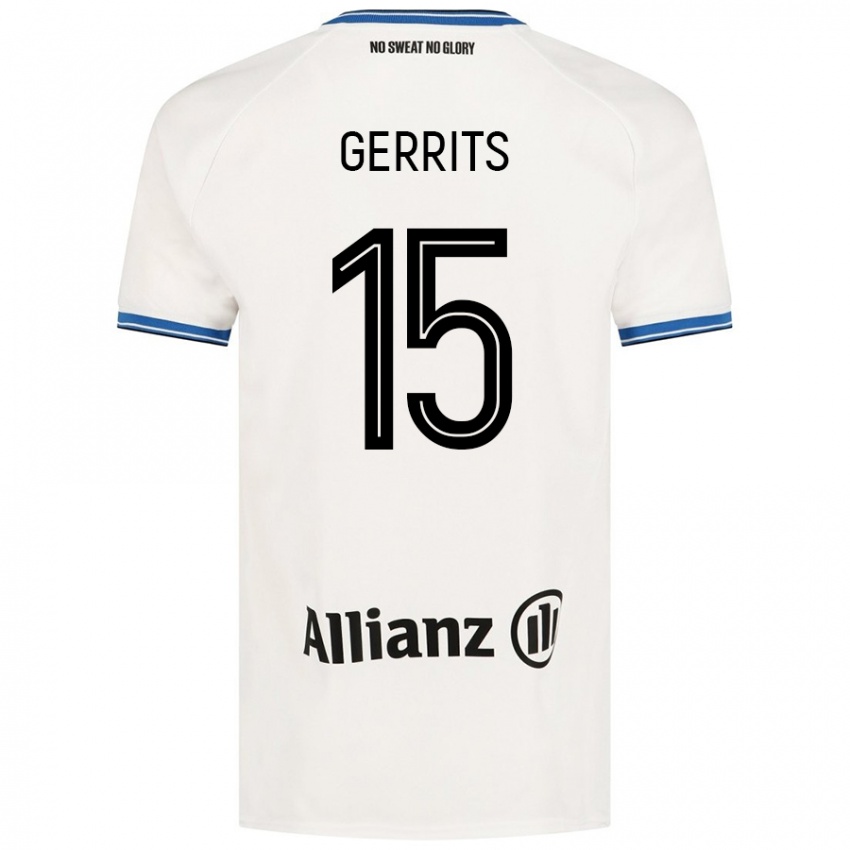 Niño Camiseta Melanie Gerrits #15 Blanco 2ª Equipación 2024/25 La Camisa México