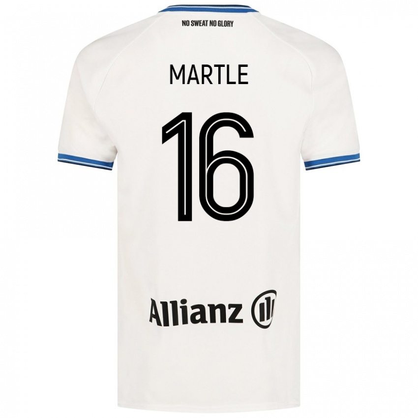 Niño Camiseta Margaux Martlé #16 Blanco 2ª Equipación 2024/25 La Camisa México